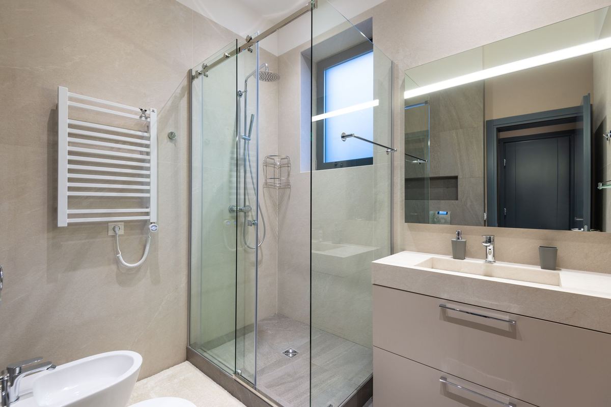 Walk-in shower valve in Scottsdale